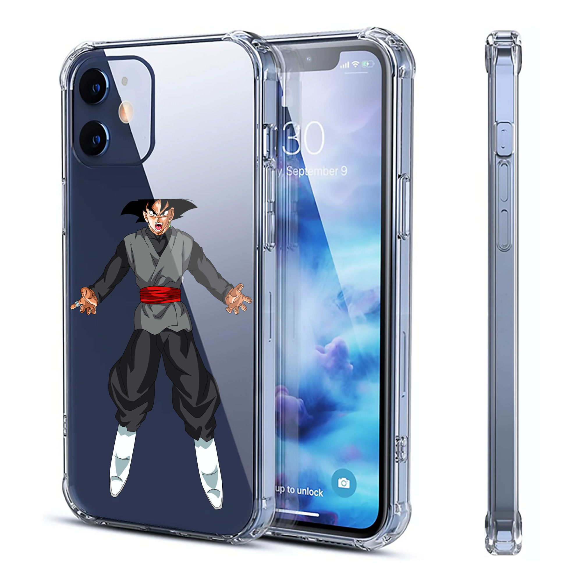 （画像用） ドラゴンボール ベジータ四世（Bejīta Yonsei）DRAGON BALL Vegeta IV 【iPhone 12シリーズ対応】透明スマホケース（クリアソフトケース）